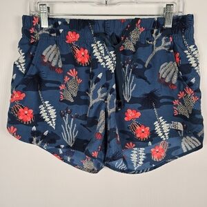 NWOT The North Face Class V Pull On Shorts Blue Coral Reef Womens Size Medium